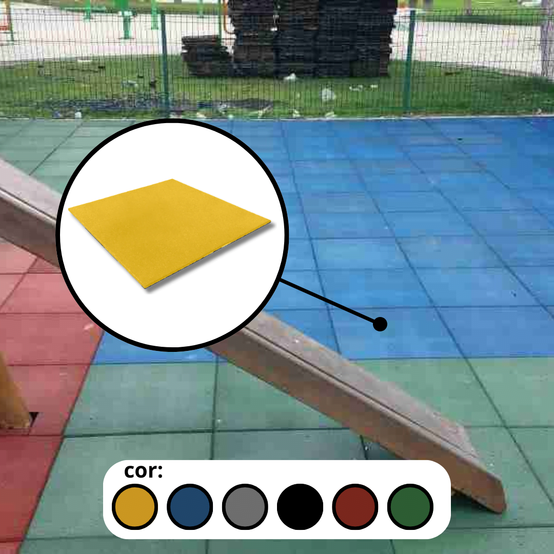 Piso Emborrachado Square